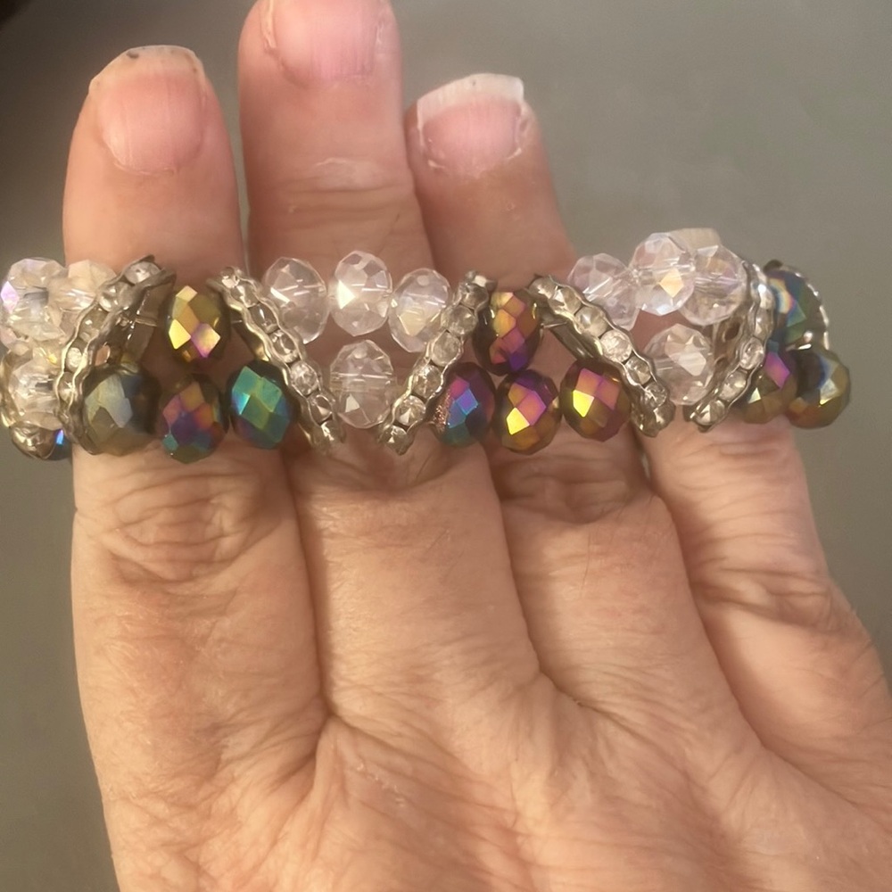 Multicolor stretch Beaded Bracelet